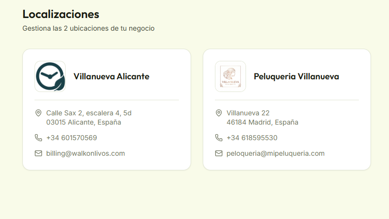 ¿Más de un local? Sin problema